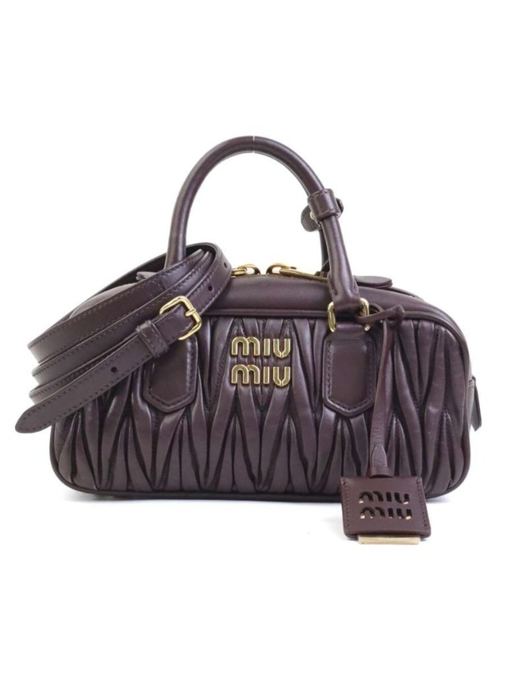 Miu Miu Shoulder Bag Arcadi Matelasse Leather
